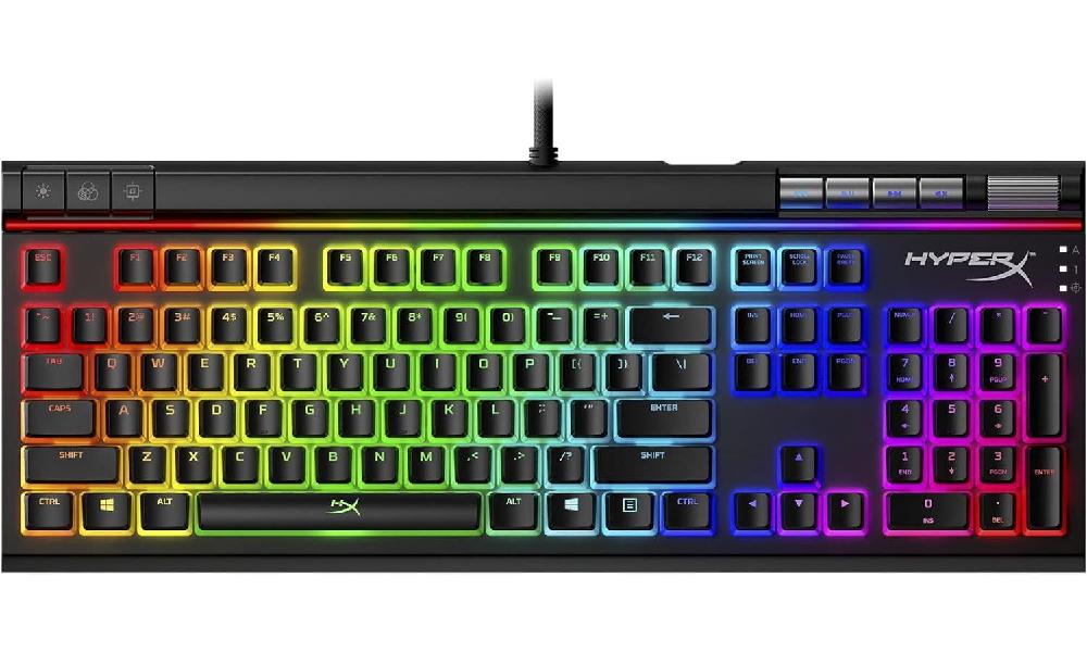 [해외] HyperX Alloy Elite 2 기계식 게임용 키보드 빨간색 스위치 RGB (리뉴)