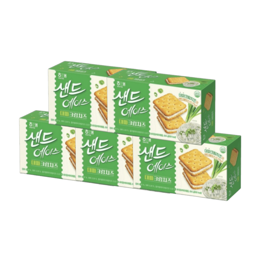 해태 샌드에이스 대파크림치즈 204g 5개