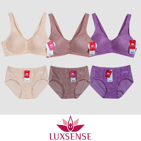 [헬로쇼핑] 헬로패션 럭셔리한 꽃무늬 이중 파워넷 노와이어 보정 B컵 브라