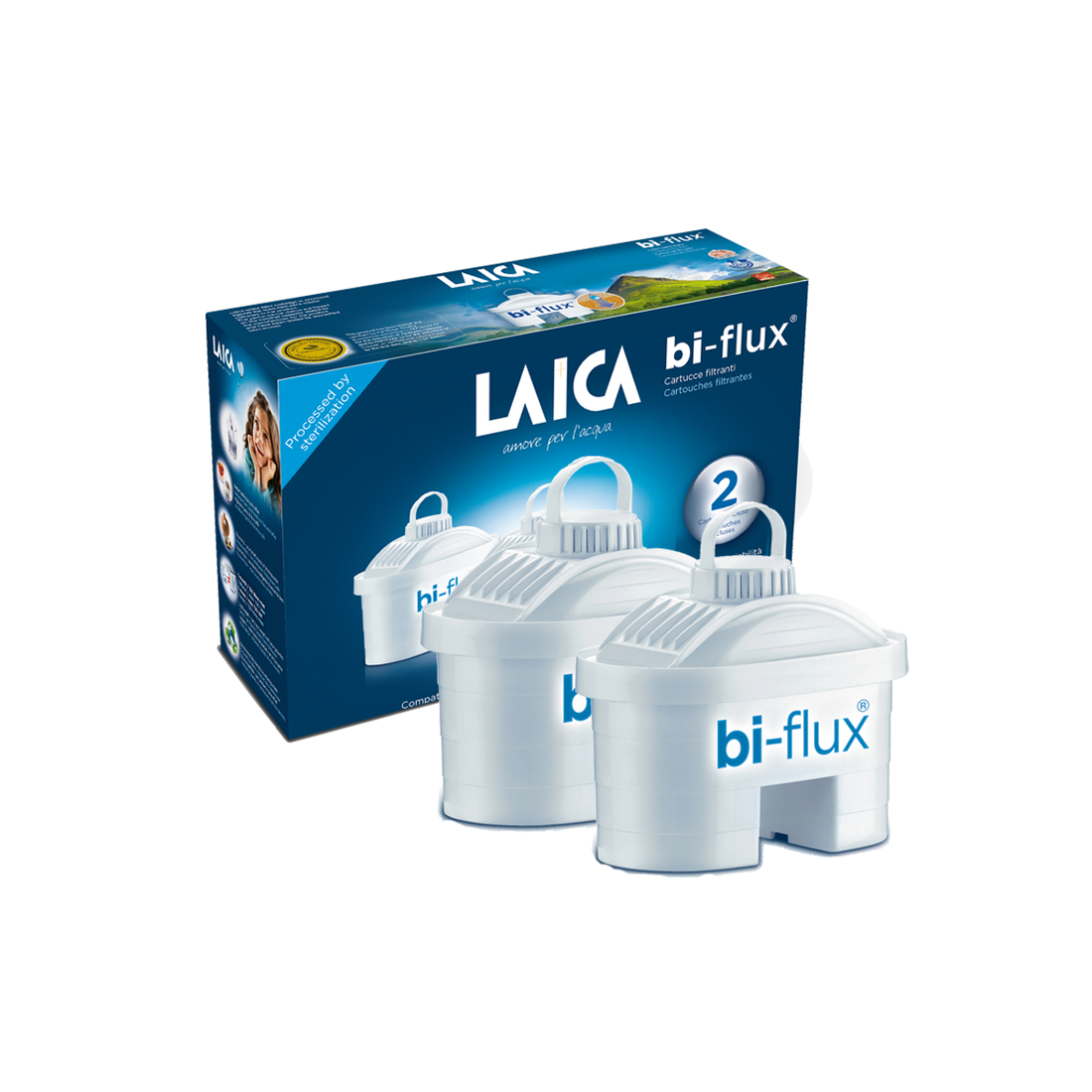 라이카(LAICA) 라이카 정수기 필터, 바이플럭스 필터 2P