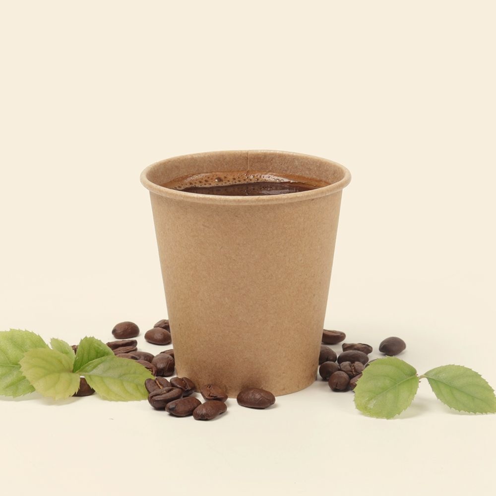 해피팩 종이컵 6.5 크라프트 자판기컵 1000개 1박스