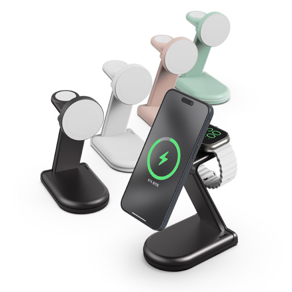 아트뮤 2in1 애플 MFM 맥세이프 고속 무선 충전기 MC510