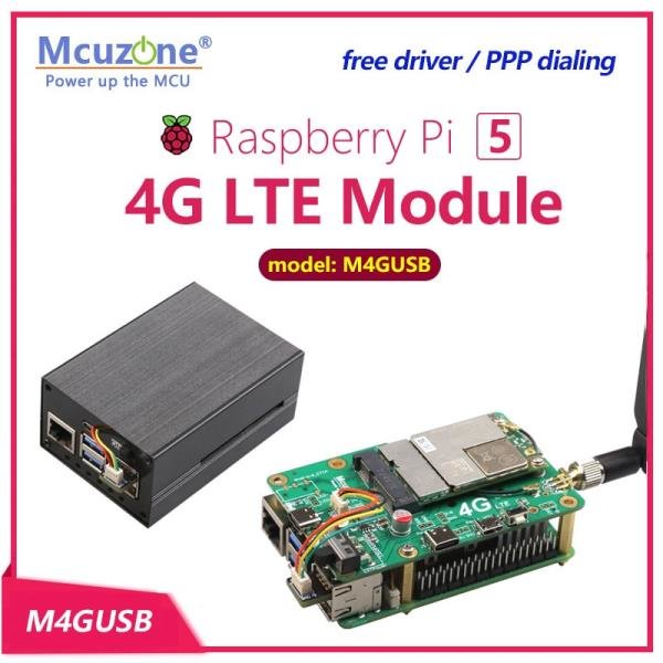 라즈베리 파이 5_4G LTE 모듈, 드라이버 프리, RPi OS,