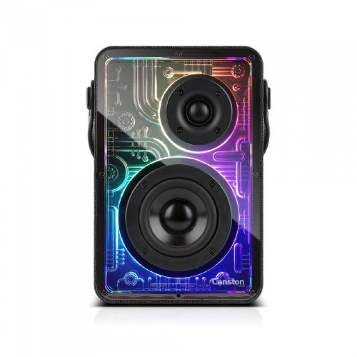 캔스톤 MT500 탁상형 투명 RGB 무선 블루투스 우퍼 스피커