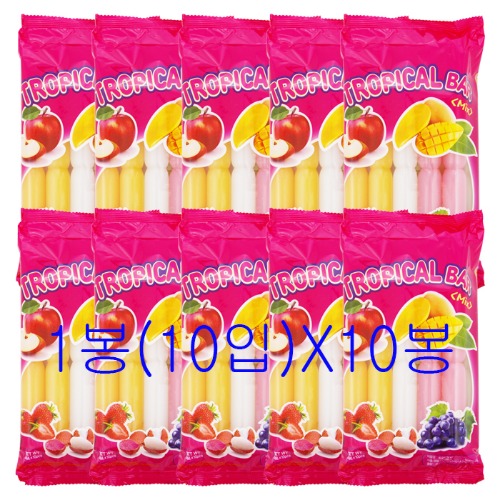 오키오 아이스바 트로피칼바 450ml x 10봉(100개) 유