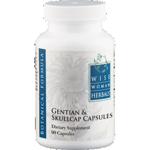 [해외] Wise Woman Herbals Gentian & Skullcap Capsules 90정