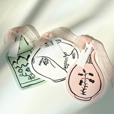 사랑방 도자엽서 달항아리 호리병 청자병