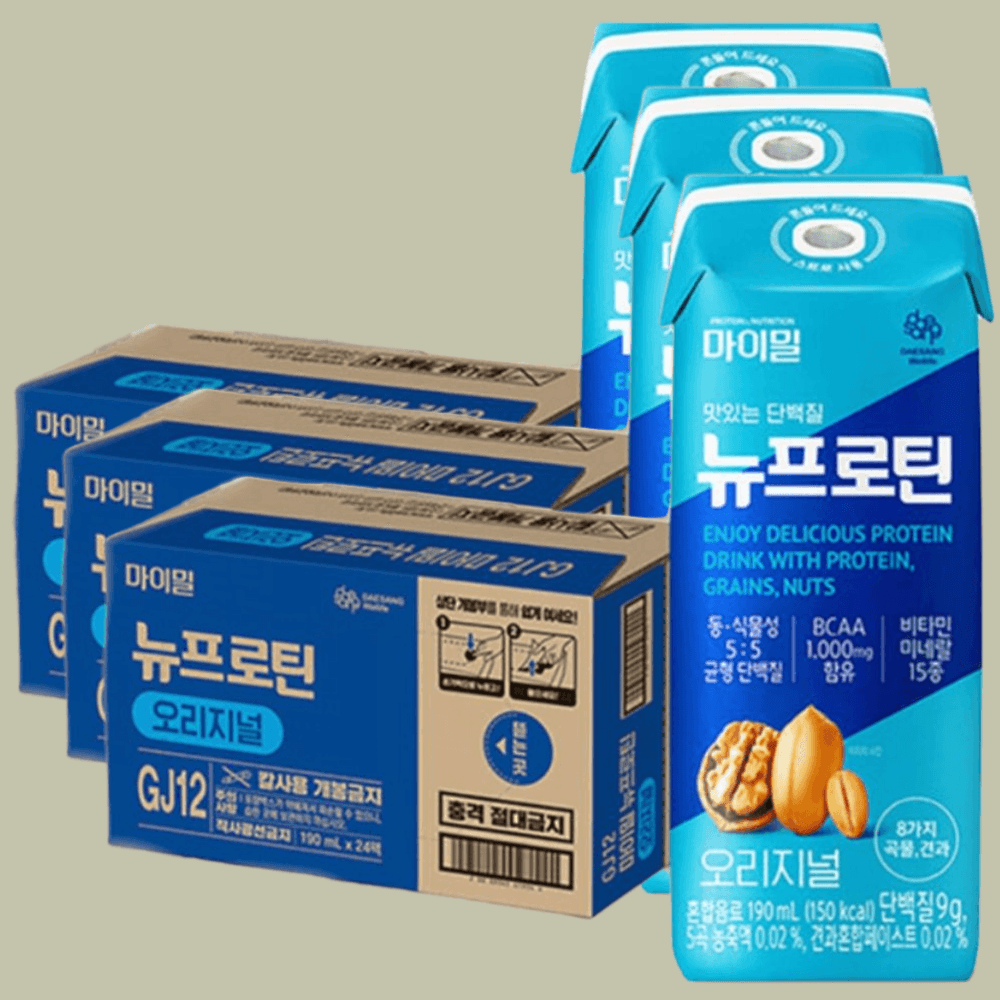 대상웰라이프 마이밀 뉴프로틴 오리지널 24입 190ml x 3박스