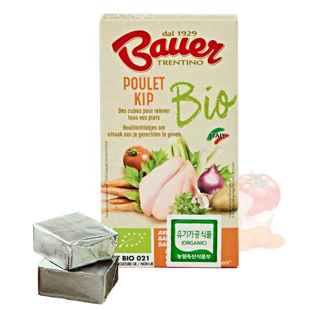 바우어]바우어 유기농 치킨 스톡 큐브 치킨스톡 60g : 롯데ON