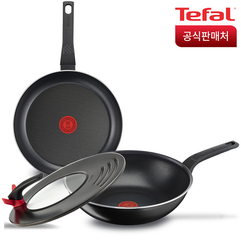 [오늘출발] 테팔 심플리클린 3종(팬30+웍28+멀티뚜껑)