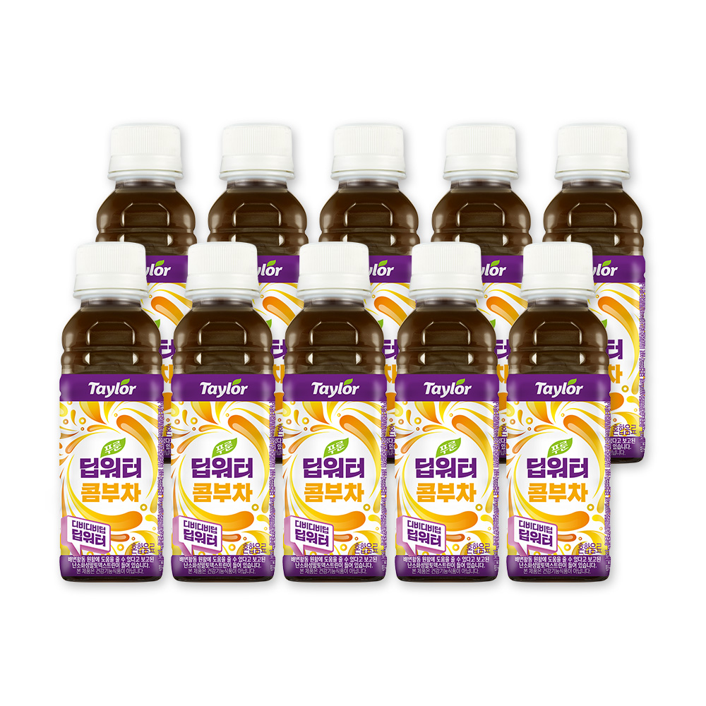 테일러 [테일러팜스 공식] 푸룬 딥워터콤부차 180ml x 10병