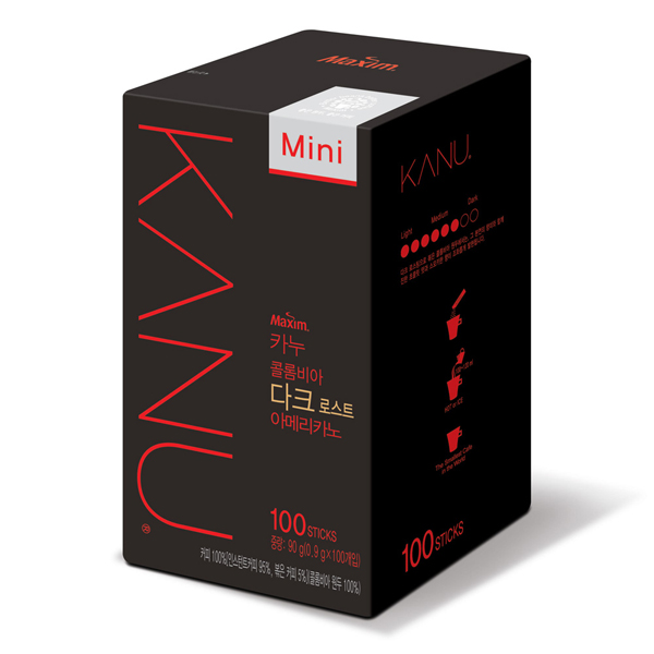 카누 원두커피 콜롬비아 다크 미니 100T