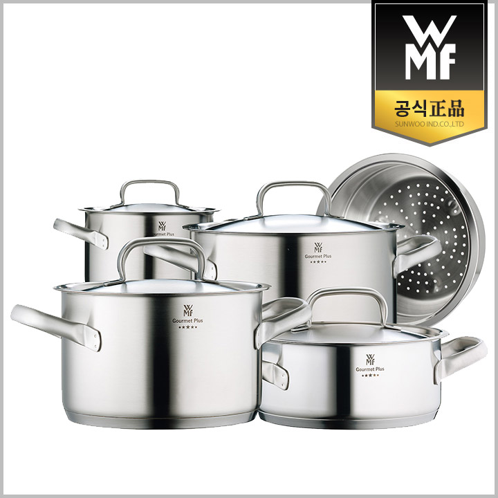 (현대Hmall) 공식수입[WMF] 구르메 플러스 냄비 4종세트+찜기증정/백화점 동일상품