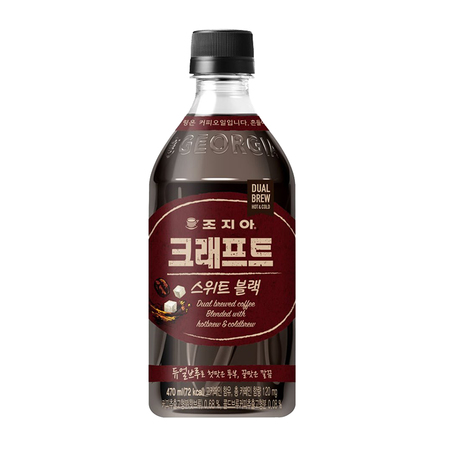 조지아 크래프트 스위트 블랙 470ml x 24페트