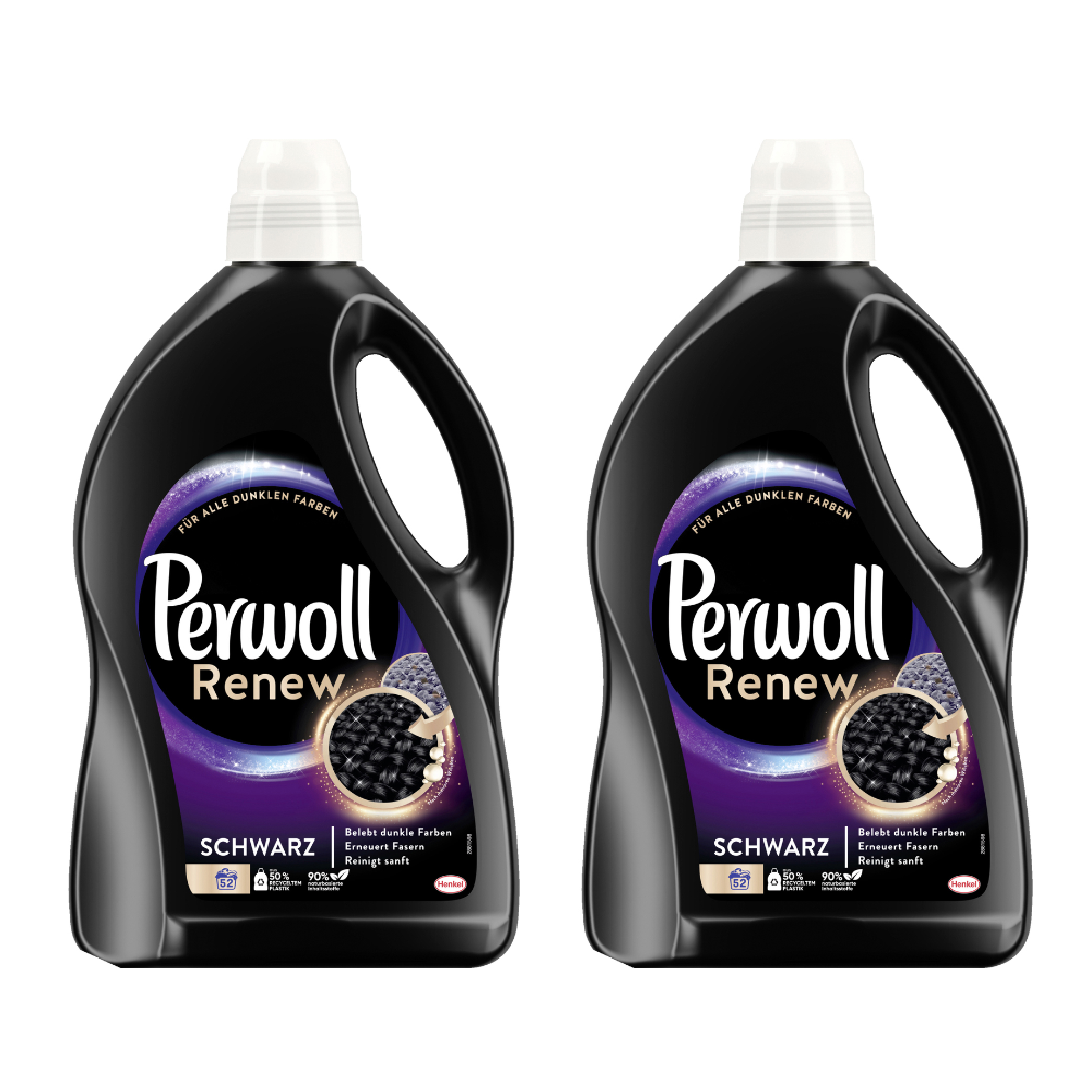 [해외] 퍼울 Perwoll 리뉴 블랙 검은옷 어두운옷 전용 세제 52회분 2.86L x 2 대용량 독일 내수용