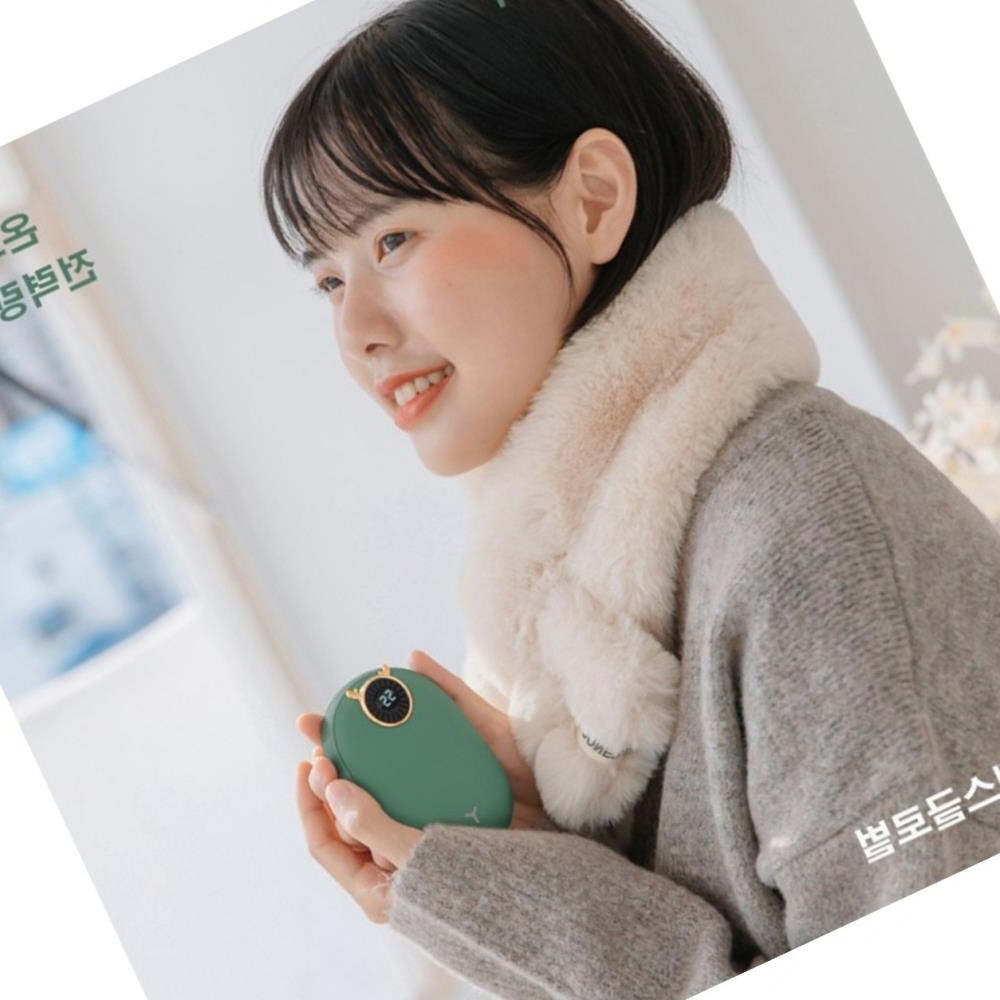보조배터리 10000mA 엘크 대용량 멀티 충전식 N07 손난로 핸드워머  KC인증 핫팩 USB