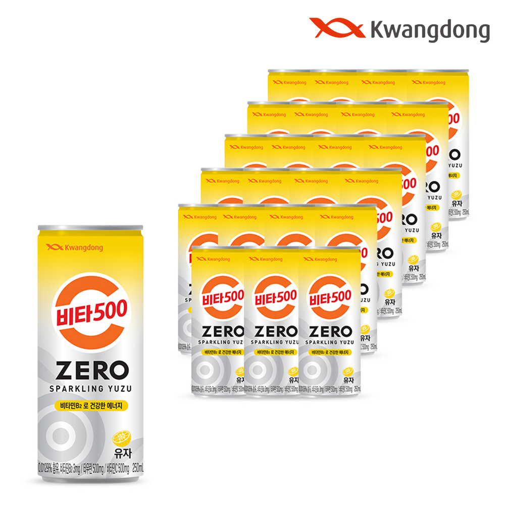 광동 [광동직영] 비타500 제로 zero 스파클링 유자 250ml x 24캔