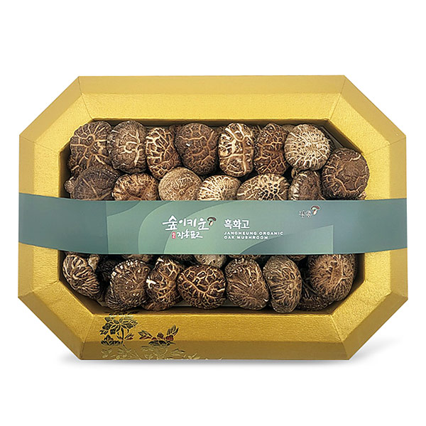 [롯데백화점]  장흥표고 흑화고 2호(소) 350g 선물세트