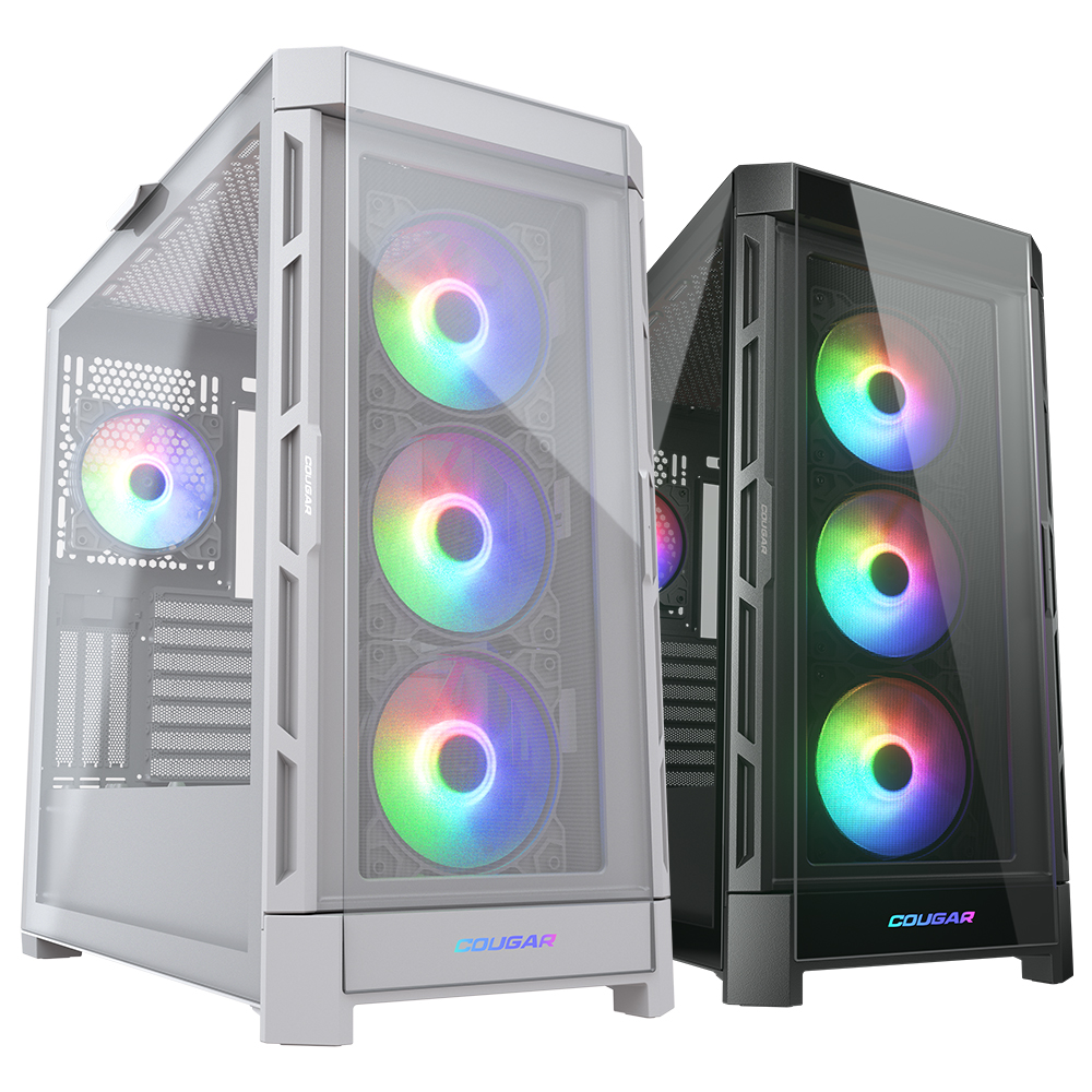 COUGAR DUOFACE PRO RGB 미들타워 케이스 (화이트)