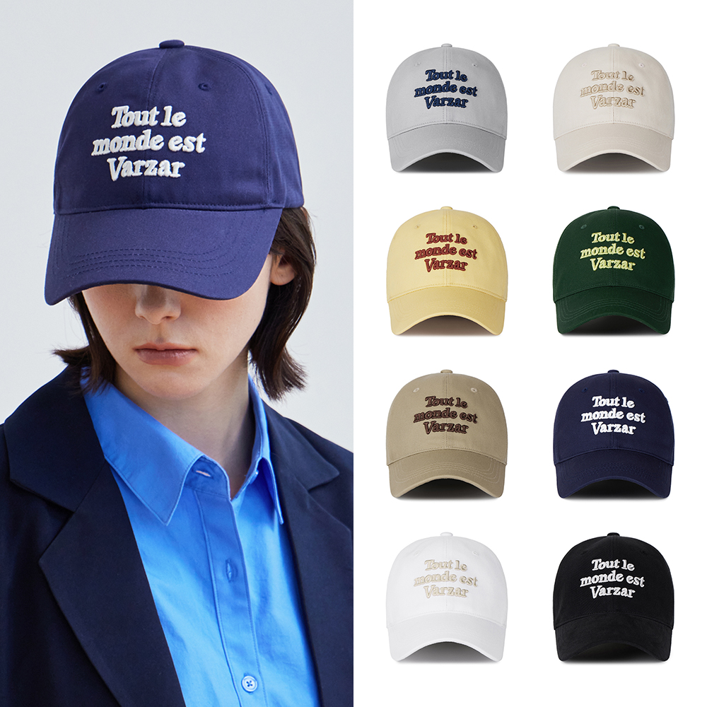 바잘 [유재석, 연정훈 착용] TMV 레터링 트윌 볼캡 [8 Color]