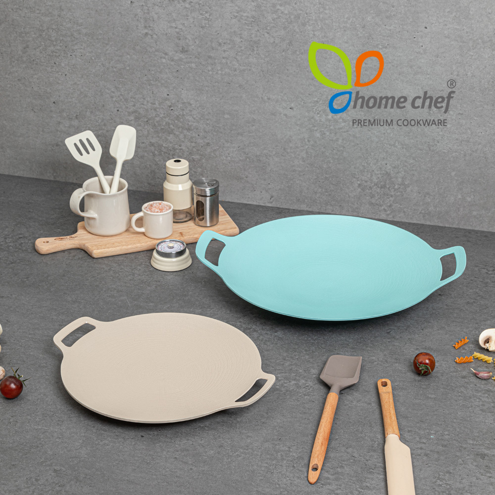 홈셰프 파르페 IH 칼라 그리들 2종(30cm+38cm깊은형)