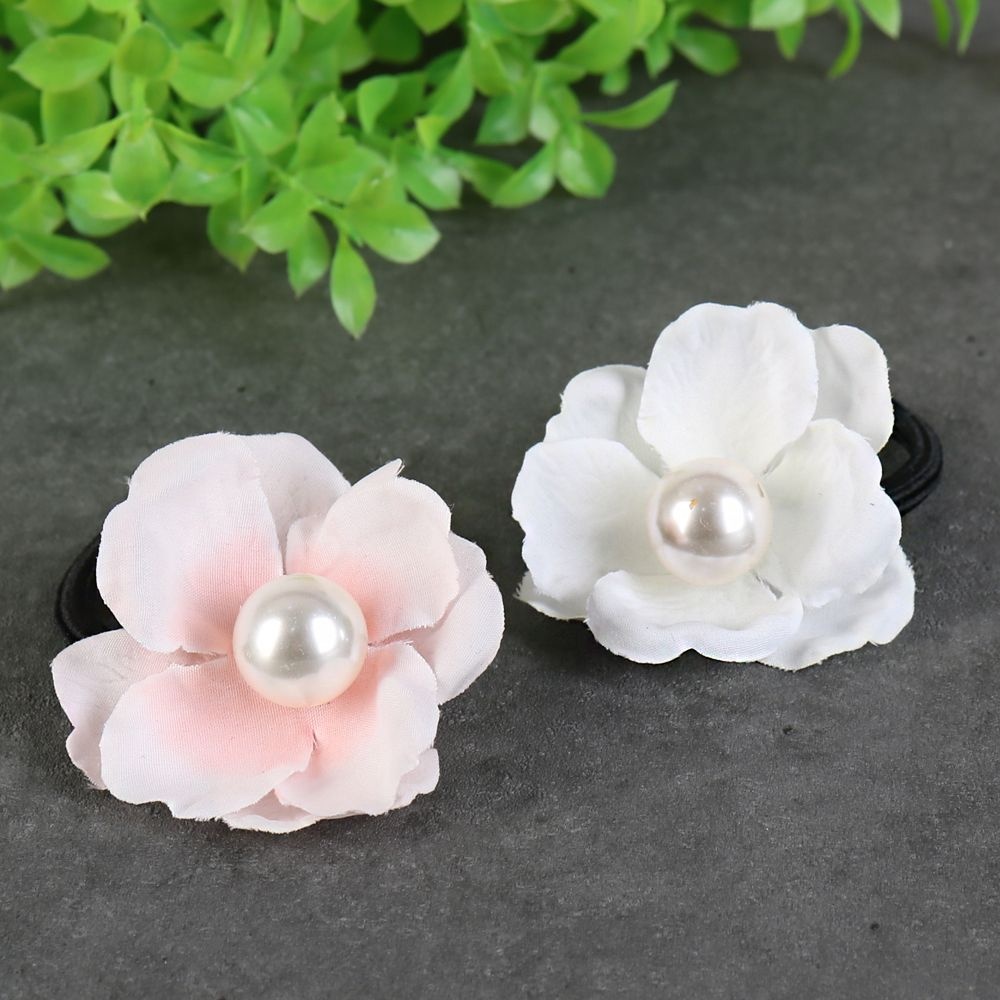 상품상세참조 H204 사랑초 헤어끈 머리끈 긴머리 진주 플라워 꽃 헤어슈슈 여아 귀여운 예쁜 공주 엄마 커플 머리끈 헤어 밴드