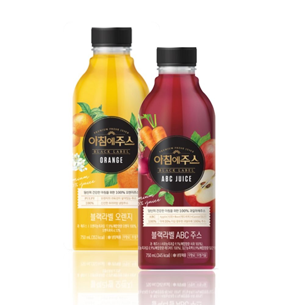 서울우유 아침에주스 블랙라벨 ABC주스 750ml 6개