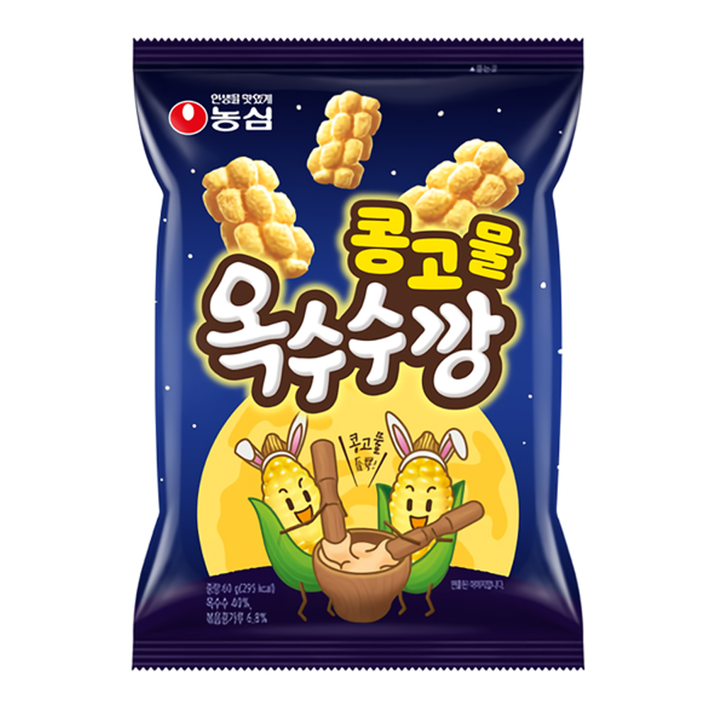 농심 콩고물 옥수수깡 60gx16개