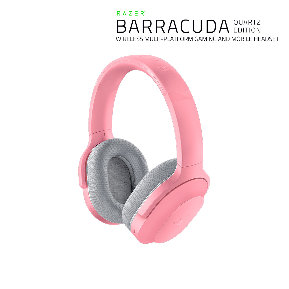 (현대Hmall) RAZER Barracuda Quartz 바라쿠다 쿼츠 무선 게이밍 헤드셋 (하이브리드)
