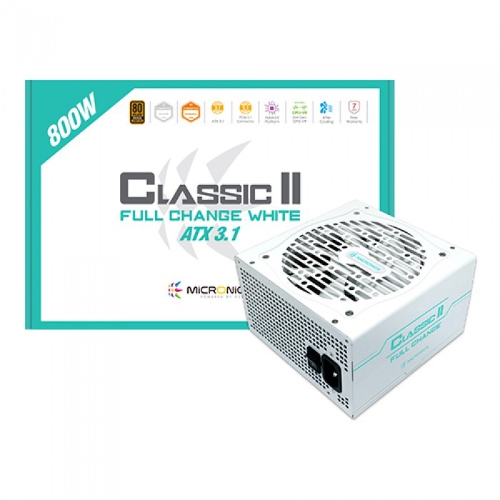 [오늘출발] 마이크로닉스 Classic II 풀체인지 800W 80PLUS BRONZE ATX3.1 파워 (화이트)
