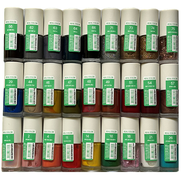 이니스프리 리얼 컬러 네일 6ml (1호~75호)