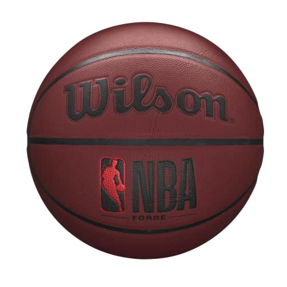 윌슨 [해외] WILSON NBA Forge 시리즈 실내/실외 농구공 - 포지, 브라운, 사이즈 17.8-74.9cm(7-29.5인치)