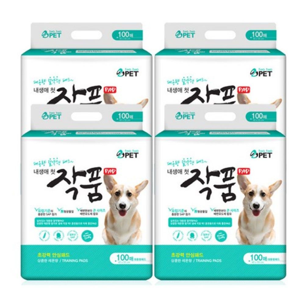 투투펫 작품배변패드 100매 4개세트