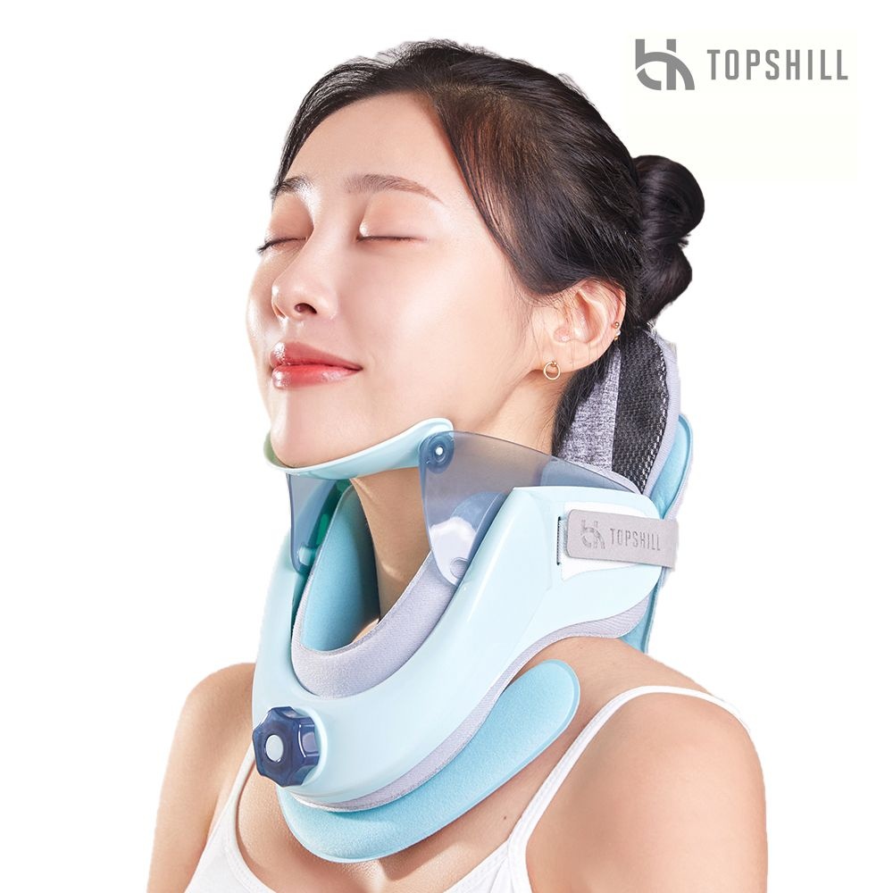 인플러스코리아 탑스힐 아이넥 목견인기 거북목교정 경추 보호대 목 스트레칭 넥서포터