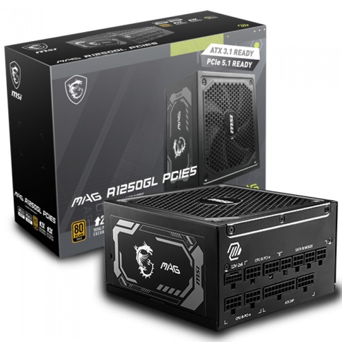 [오늘출발] MSI MAG A1250GL 80PLUS골드 풀모듈러 ATX3.1 파워