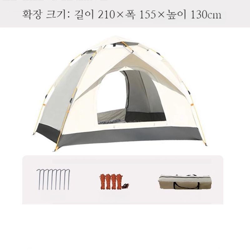 [해외] 백패킹텐트 경량 1인 2인 미니멀 우중 캠핑 소형 솔캠 자동 텐트