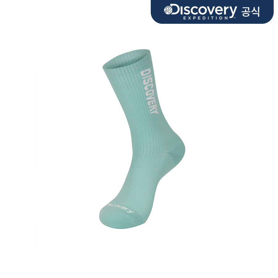 디스커버리 익스페디션 [택가: 13,000원] 세로 워딩 기능성 하이 삭스 (MINT)