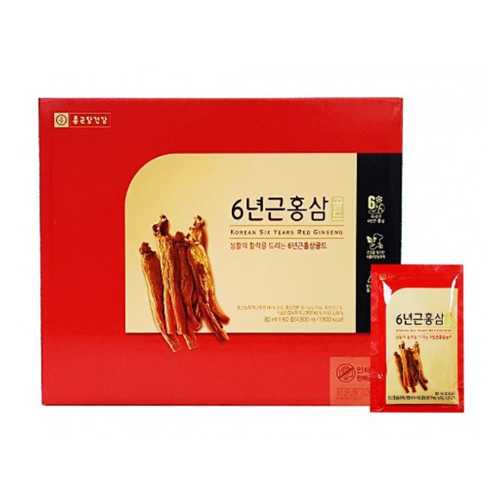[오늘출발] 종근당건강 6년근 홍삼골드 80ml 60포
