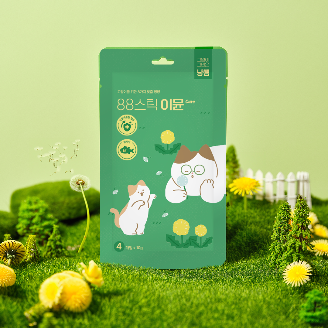 [L포인트]냥쌤 88스틱 이뮨케어 참치 10g x 4개입 면역력 고양이 츄르 간식