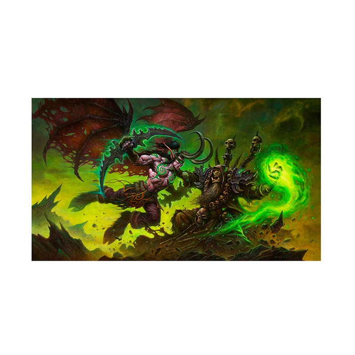 손오공 WOW 일리단 VS 굴단 매트 프린트