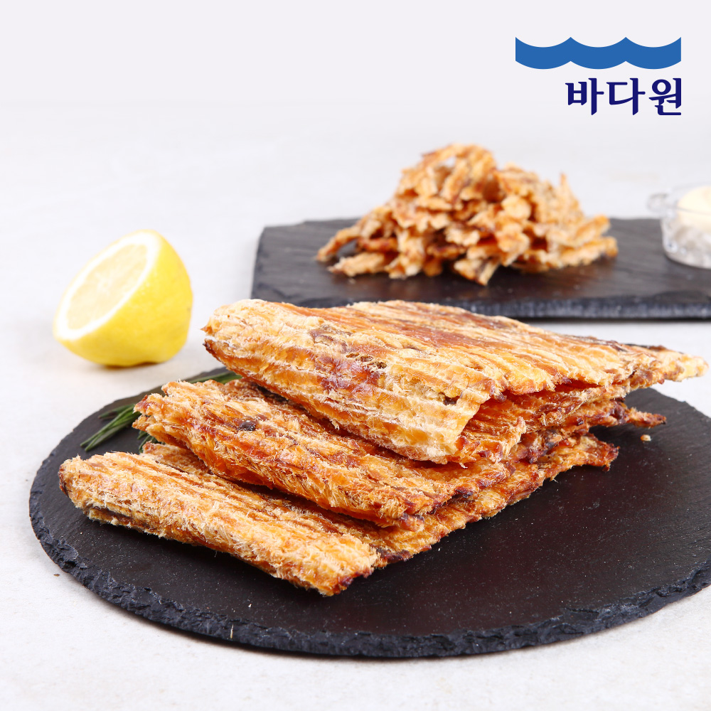 바다원 구운 아귀포 500g x 2봉 (1kg) 순살아귀포