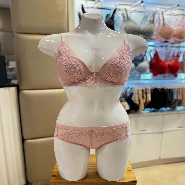 비비안 [패션플러스][비비안]  BR958A_꾸띄르 캐미컬자수 풀컵 브라햄팬티세트