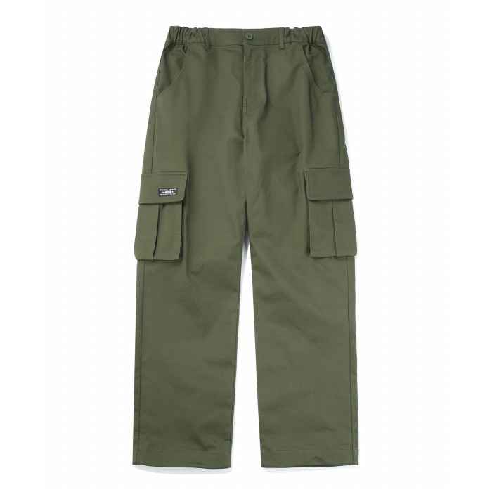 컬럼비아유니버시티 NYC LABEL CP MULTI POCKET LOOSE FIT PANTS 다크카키