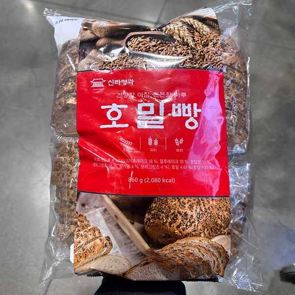 신라명과 호밀빵 215g x 4입