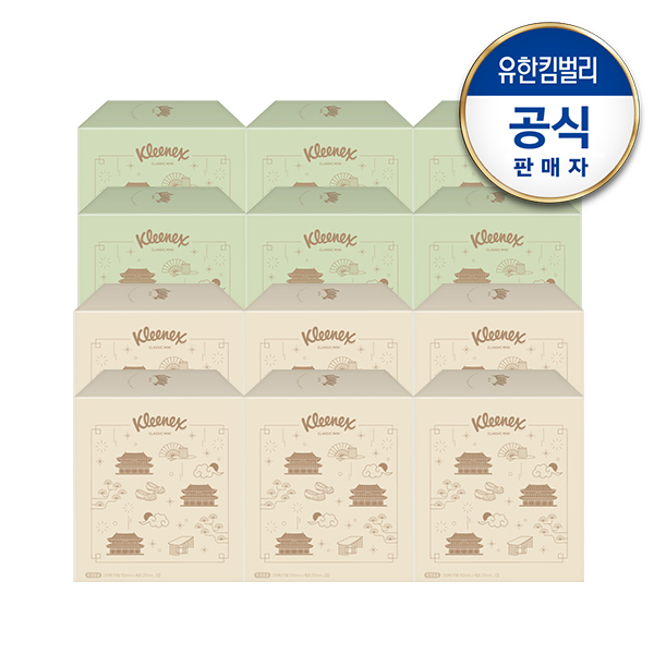 [롯데백화점] 유한킴벌리 [크리넥스] 클래식 미니 티슈 [230매X12개입]