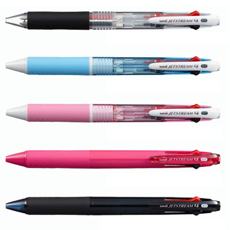 유니/중성펜/볼펜/SXE4-500-07/제트스트림 4색 0.7mm