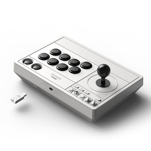 [해외] 팔비토 8Bitdo 아케이드 스틱 XBOX 조이스틱 윈도우10/11 호환 화이트