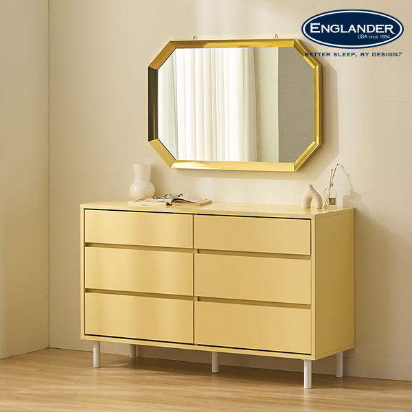 [갓생쇼핑][단독특가]세이 1200 6단 와이드 수납 화장대(거울포함)