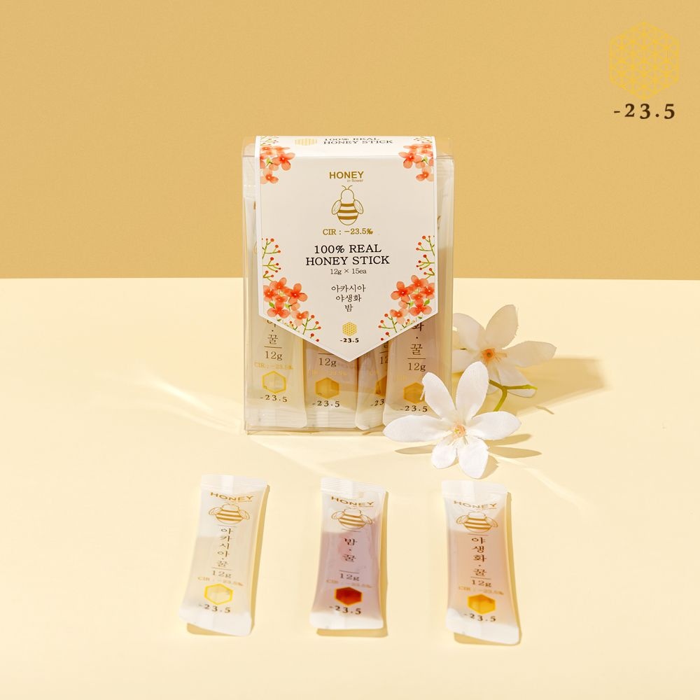 [오늘출발] 이십삼쩜오(-23.5) 꿀스틱 국산 벌꿀 휴대용 허니스틱 15포/30포