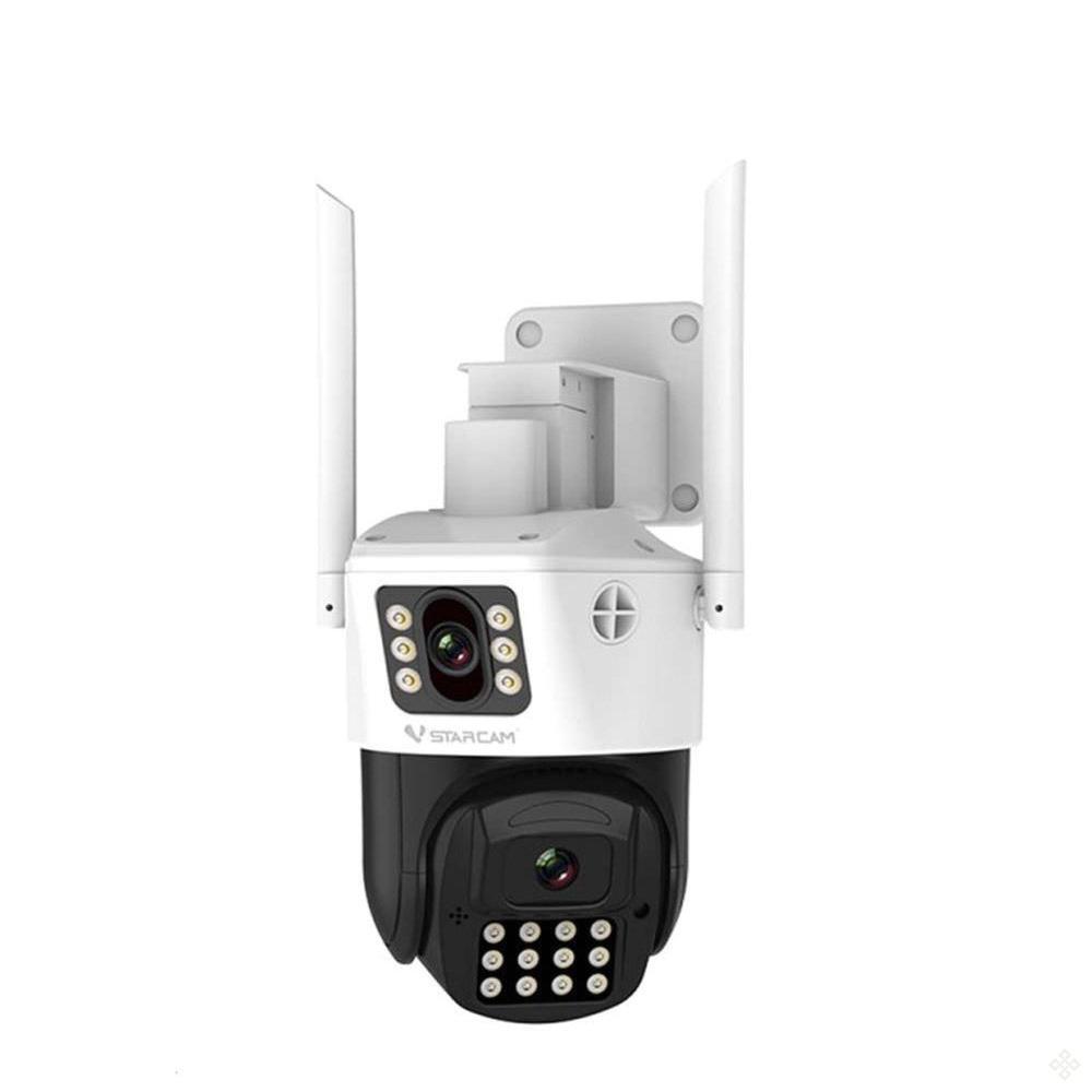 [일공일오 협력사]실외용 CCTV 자동 탐지 추적 듀얼 렌즈 감시 무선 보안 IP카메라 야간